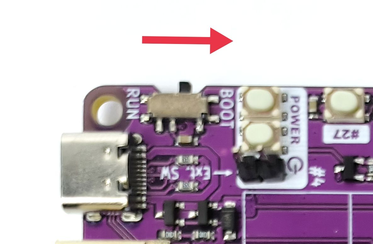 Lesson 4 Setup switch ON/OFF button
